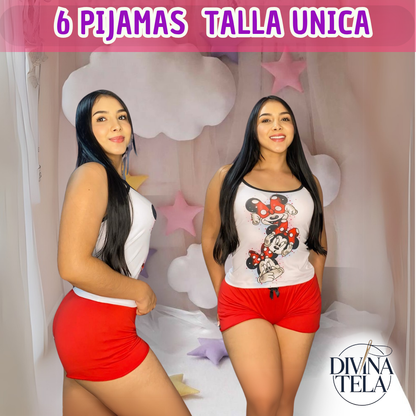 Pijamas piel de durazno: suaves, frescas, Subliminados que no destiñen