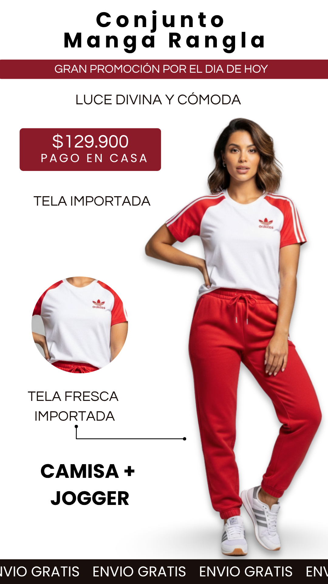 El conjunto que realza tu figura, no transparenta y te acompaña todo el día ✨