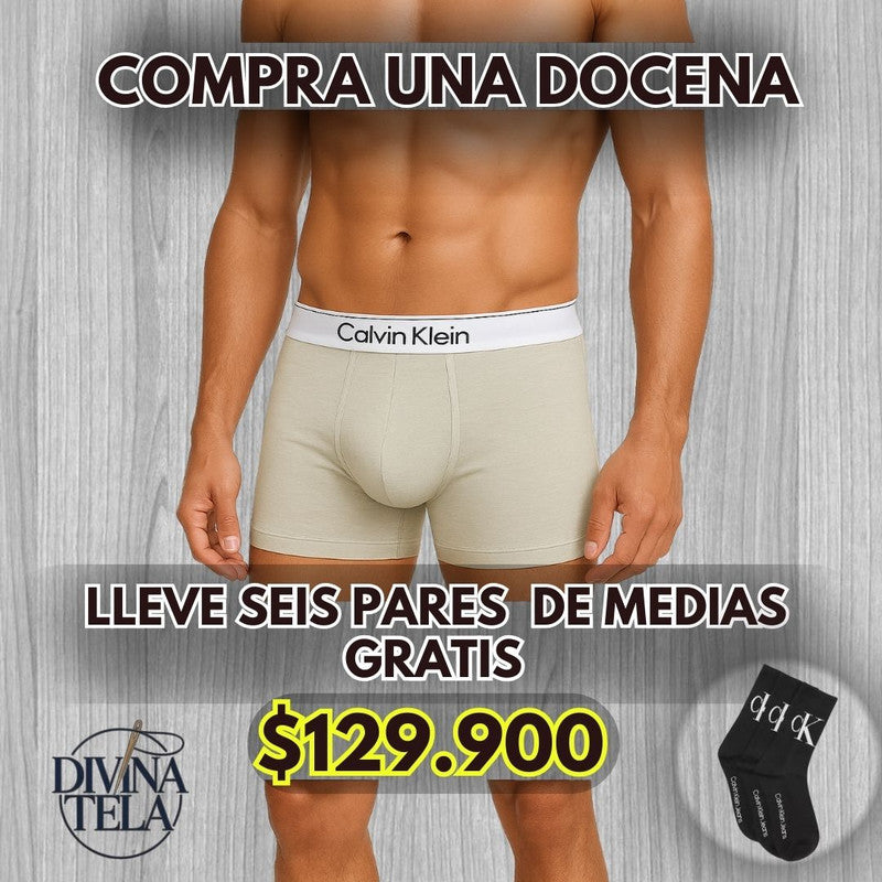 Boxel Ck Promo por DOCENA + 6 medias